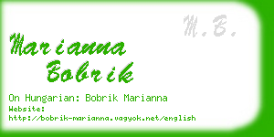 marianna bobrik business card